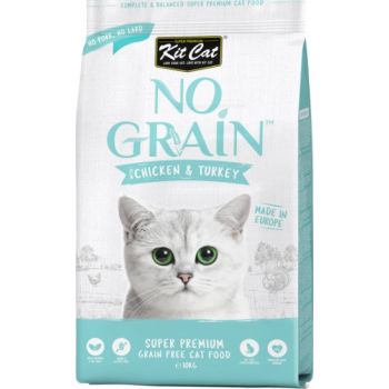  Kit Cat No Grain With Chicken And Turkey 10kg 