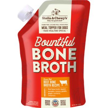  Stella & Chewy’s Bountiful Bone Broth Grass Fed Beef Recipe – 16 oz 