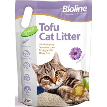  Bioline Tofu Cat Litter 7L - Aquatic Bloom Fragrance 