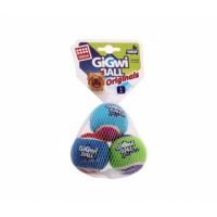 Gigwi Tennis Ball Dog Toys 3pcs with Different Colour in 1 pack (Small)