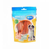 DUVO MMEATZ CHICKEN & DUCK STRIPS 100 G : 5414365117139