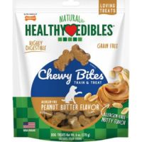 Nylabone Healthy Edibles Dog  Chewy Bites Peanut Butter Flavor 6 Oz