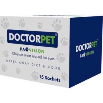  Doctor Pet Eye Pet Wipes - 15 Satchels 