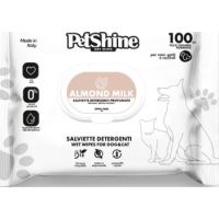 PetShine Wet Wipes Almond Milk 100Pcs