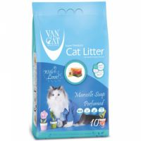 Van Cat White Clumping Bentonite Cat Litter Marseille Soap 10Kg