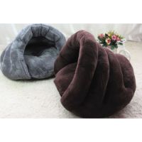 PETS CLUB SOFT HOODED WARM HOUSE FOR DOGS – 50*45*-35 CM – SMALL – BROWN