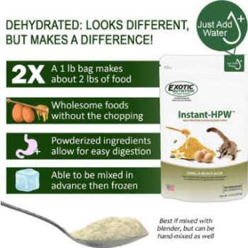  EXOTIC Instant HPW Original Vanilla Bean 1 lb (453 g) 
