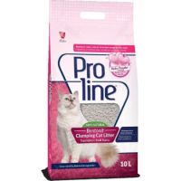 Proline Bentonite Clumping Cat Litter Baby Powder - 10 Liter