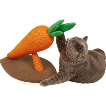  FOFOS Carrot Cat Scratcher L   Size: 61x36x38cm 