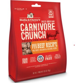  Stella & Chewy's Dog FD Carnivore Crunch – Beef – 3.25 oz 