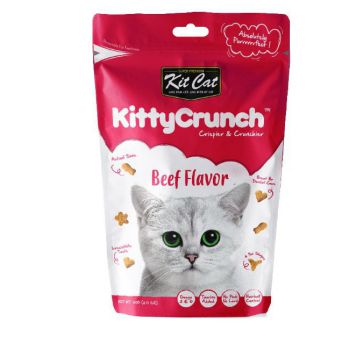 Kitty Crunch Cat Treats Beef Flavor (60g) 