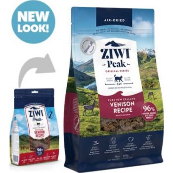  ZiwiPeak Air Dried Venison Recipe Cat Dry Food 400g 