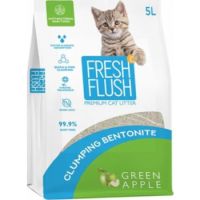 FRESH FLUSH LITTER WITH Green Apple 5 Liter