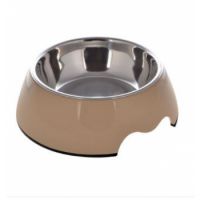 Nutrapet Melamine Round Bowl Brown S: 14*4.5 Cms 160/ml5.4oz