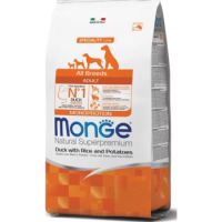 Monge Natural Superpremium Adult with duck, rice and potatoes 2.5kg