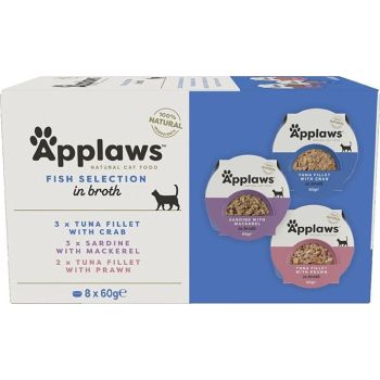  Applaws Cat Wet Food  Multipack Fish Selection 8 X 60G 