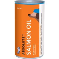 Drools Absolute Salmon Oil Syrup Dog Supplement, 150 ml, White /Orange, 931992, Animal Health Supplement