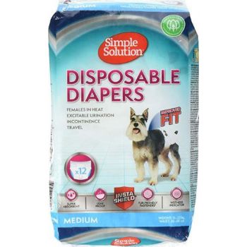  Simple Solution Disposable Diapers - Medium ( 38-58cm) 
