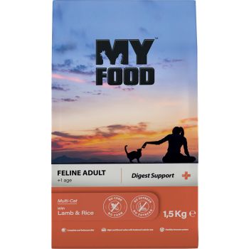  Myfood Superpremium Dry Food for Adult Cats with Lamb and Rice 1.5 kg 