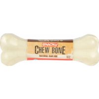 SNACKY WHITE PRESSED BONE 6” 78G
