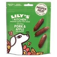 Lily's Kitchen Cracking Pork & Apple Sausages Dog Treats 70G