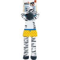 FOFOS Zebra Jumbo Skinnez Dog Toys