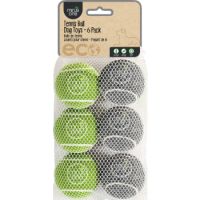 All For Paws Bouncy Tennis Ball Dog Toys - 6 Pack
