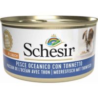 Schesir Dog Wet Food Can-Ocean Fish With Tuna 85G