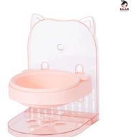Saas Pet Feeding Bowl Pink 17.5x19.5x23.13 CM