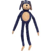 Freddy Dog Plush Toy with Squeaker - BLUE