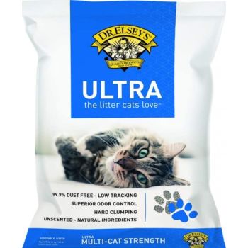 Dr Elsey's Precious Cat Ultra Hard Clumping Non Scented 99% Dust Free 18kg 