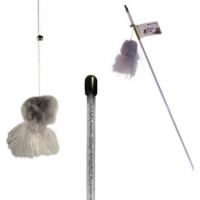 Nutrapet Plush Cat Wand Toys