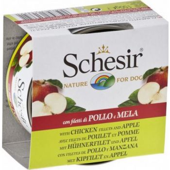  Schesir Dog Wet Food-Chicken  With Apple 150g 
