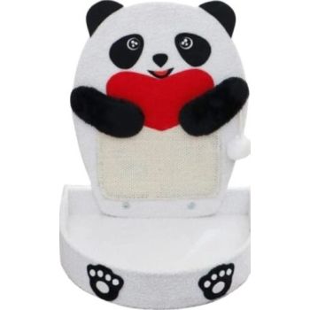  Cozy Paws Panda Shape Cat Scratching Board With Sisal Rope and Scratching Pad -41*33*62cm 