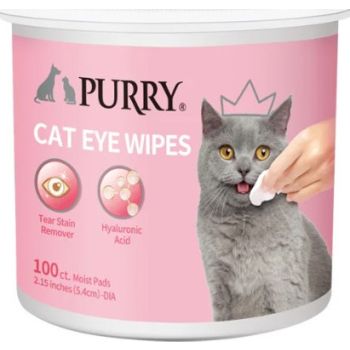  Purry Eye Wipes for Cats-100ct 