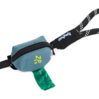 ZippyPaws Dog Poop Bag Holder Leash Attachment (Forest Green)