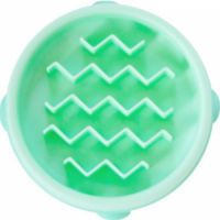 Outward Hound Fun Feeder Slo-Bowl Mint Wave Small