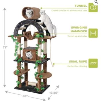  GO PET CLUB 71″ Forest Cat Tree 