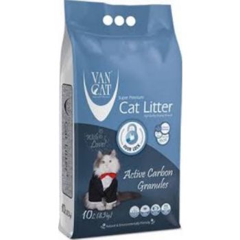  Van Cat White Bentonite Clumping Cat Litter Active Carbon Granules 10KG 
