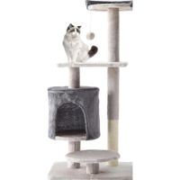 CAT TOWER SCRATCHER GREY 50*40*110