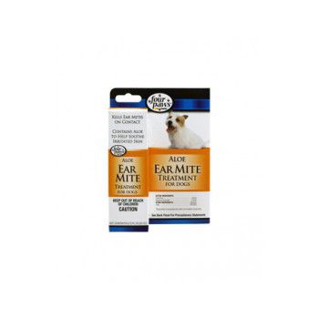  Four Paws Ear Mite Remedy for Dogs, 3/4 oz. 
