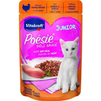  VITAKRAFT POESIE DELICE JUNIOR chicken - wet cat food - 85 g 