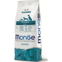 MONGE Natural Superpremium All Breeds Hypoallergenic Salmon and Tuna 12 kg