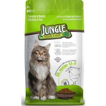  Jungle Adult Cat Food with Chicken-Fish 15 kg 