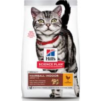 Hills Science Plan Hairball Indoor Adult Cat Food With Chicken (1.5kg)