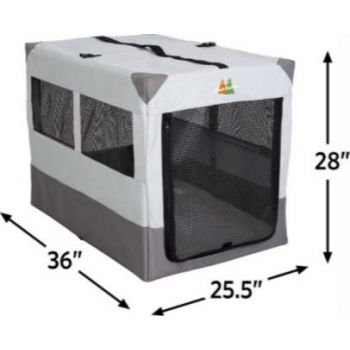  Canine Camper Sportable Tent Dog Crate, 36″ L X 25.5″ W X 28″ H 