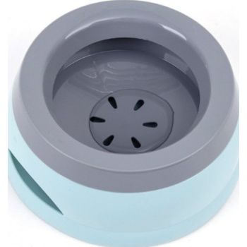  Pado Classic Round Anti Spill Pet Bowl 15.3×18.9×8cm-Blue 
