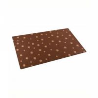 Dry Mate Cat Litter Mat Paw Stripe/Tan/Brown 20 x 28 in