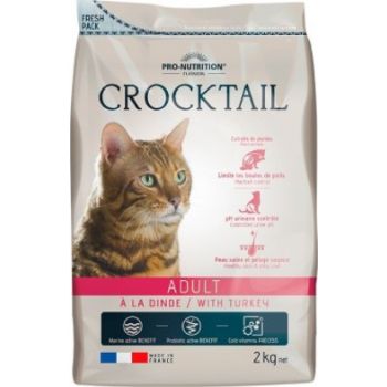  Crocktail Cat Dry Food Adult Turkey 2kg 