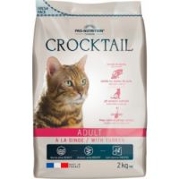 Crocktail Cat Dry Food Adult Turkey 2kg